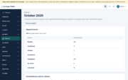 Salon management software: the salon’s reports in the administration area (public demo)